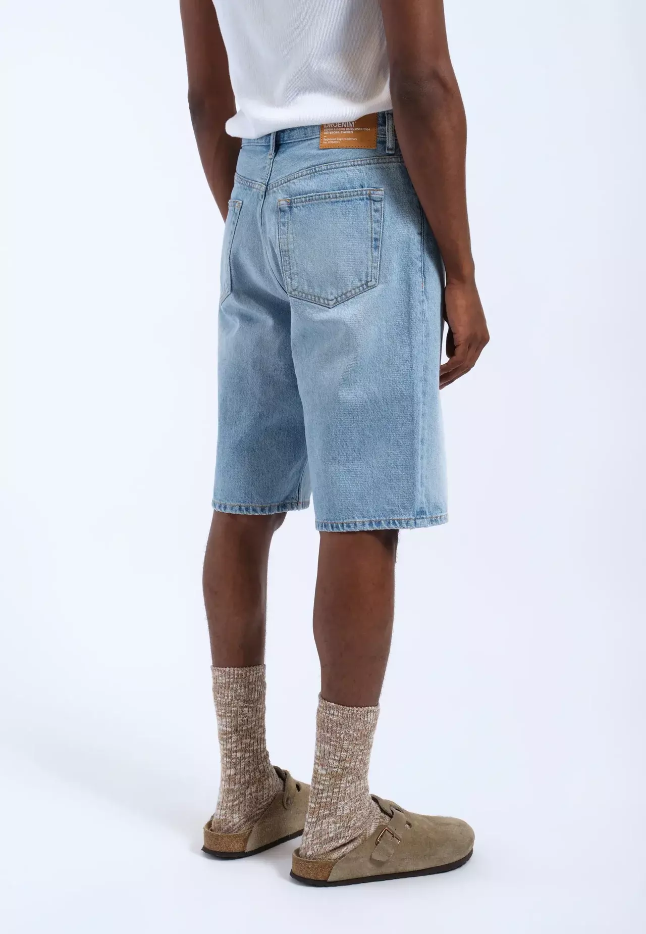 Dr.Denim Omar Shorts Stream Light Fade Herren Denim hellblau